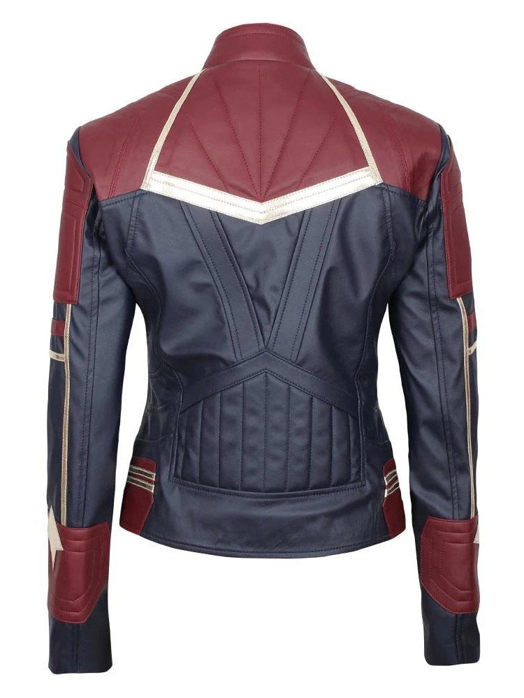 Avengers Endgame Captain Marvel Leather Jacket