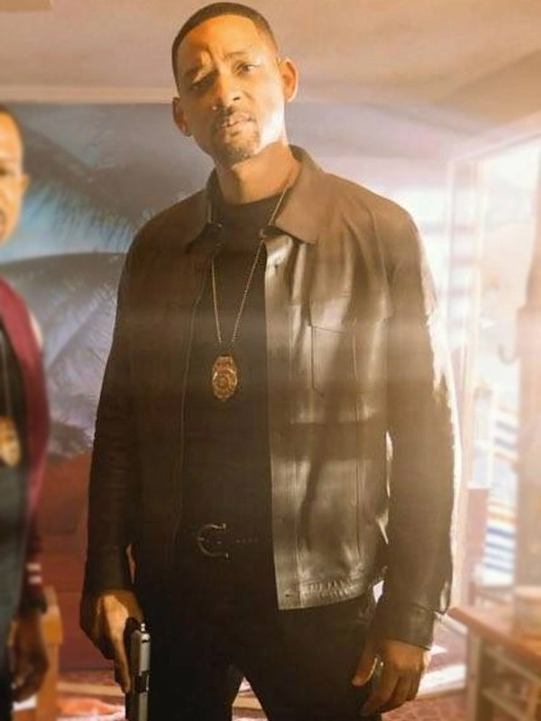 Bad Boys Ride 4 Will Smith Black Leather Jacket