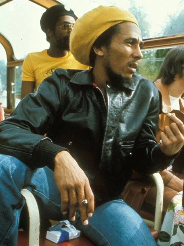 Bob Marley Classic Black Bomber Jacket