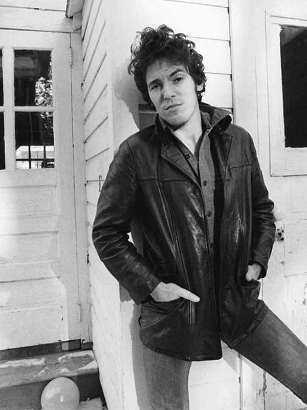 Born to Run Autobiography Bruce Springsteen Long Leather Jacket