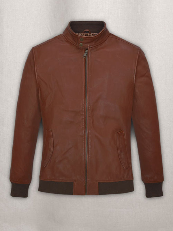 Boyd Holbrook Narcos Season 1 Brown Leather Jacket