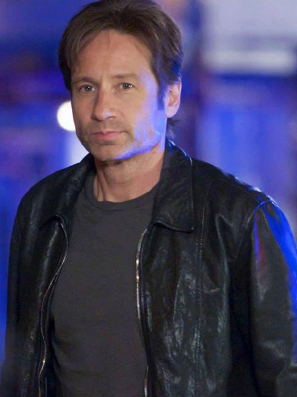 Californication Hank Moody S5 Black Leather Jacket