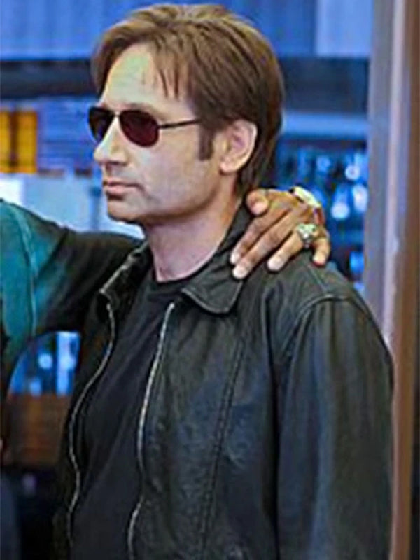 Californication Hank Moody S5 Black Leather Jacket