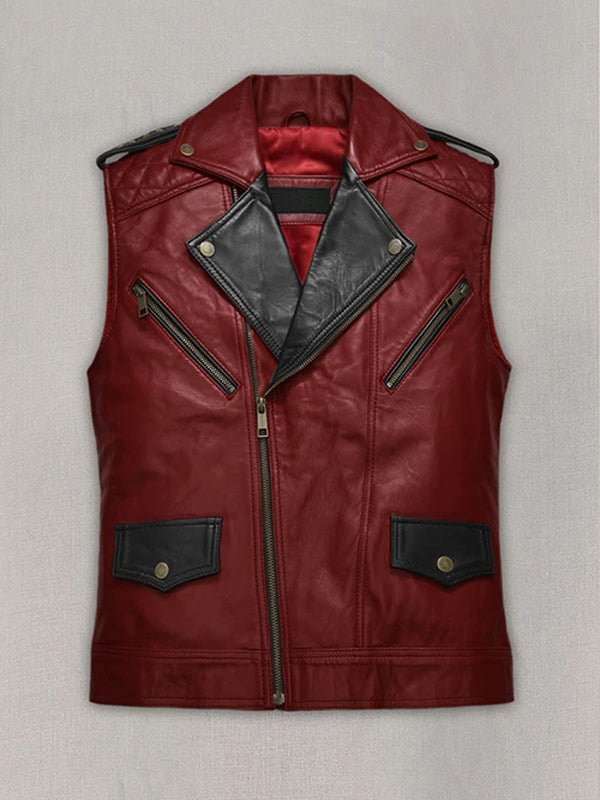 Chris Hemsworth Thor Love and Thunder Quilted Leather Vest