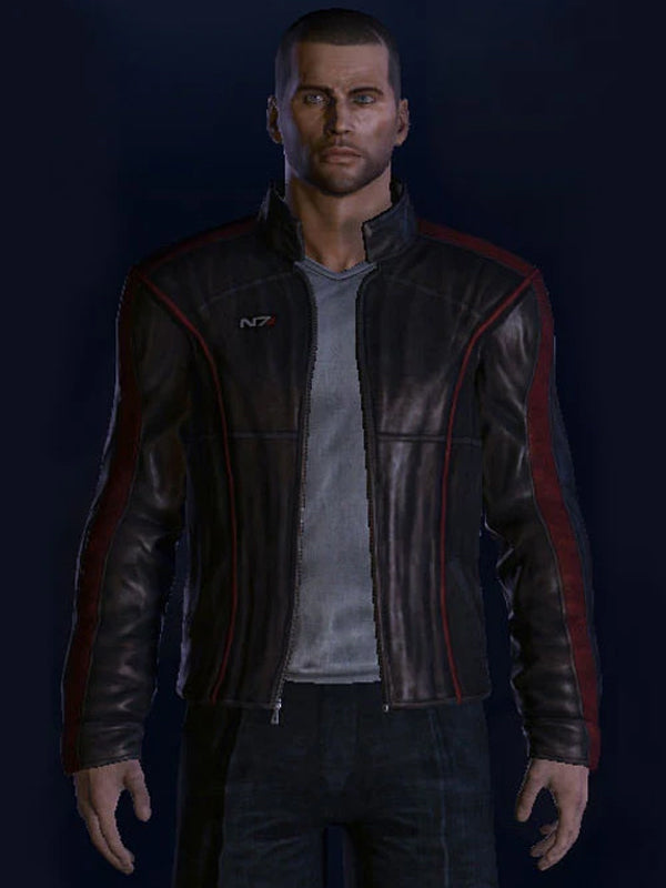 Commander Shepard Mass Effect 3 N7 Leather Jacket