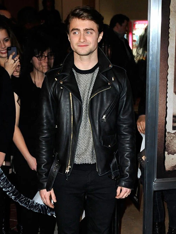 Daniel Radcliffe Black Motorcycle Jacket