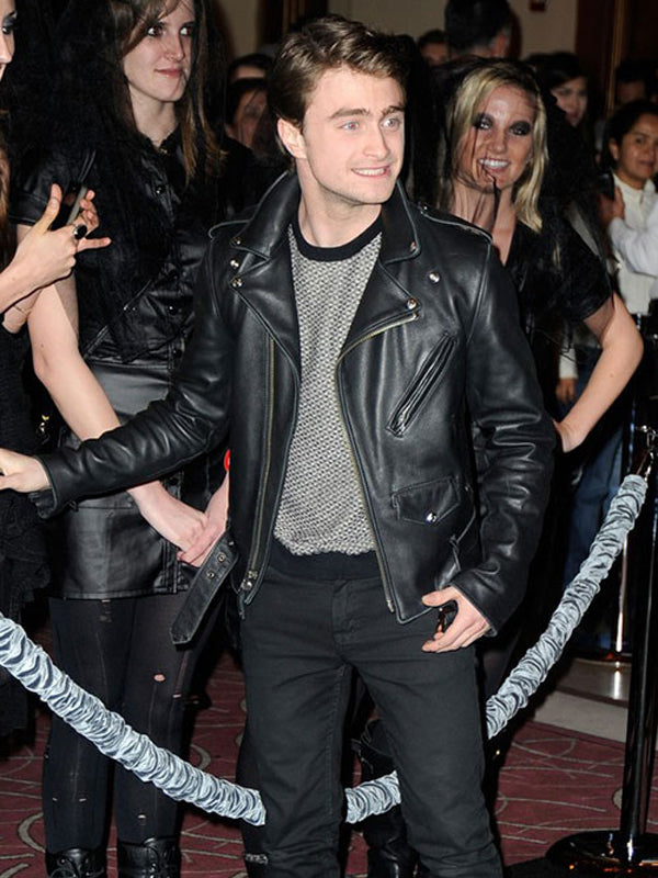 Daniel Radcliffe Black Motorcycle Jacket