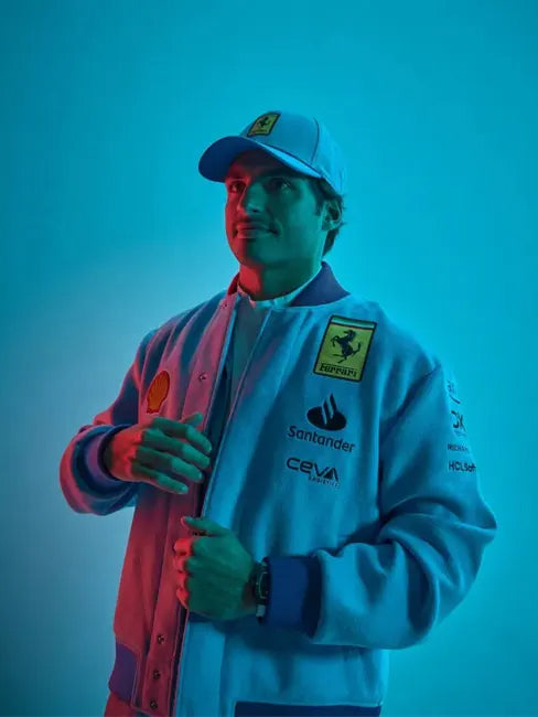 Ferrari Blue Miami Grand Prix Formula One Jacket