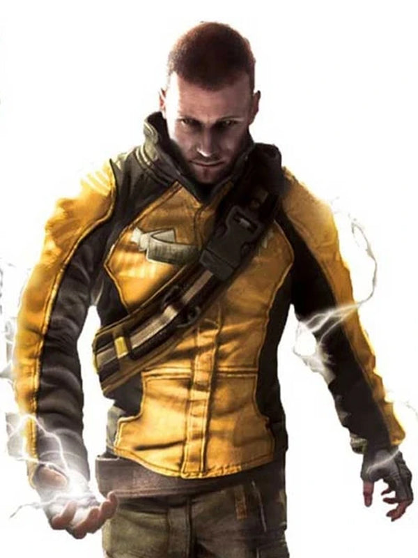 Infamous 2 Cole Macgrath Leather Jacket