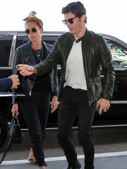 James Marsden Black Leather Jacket