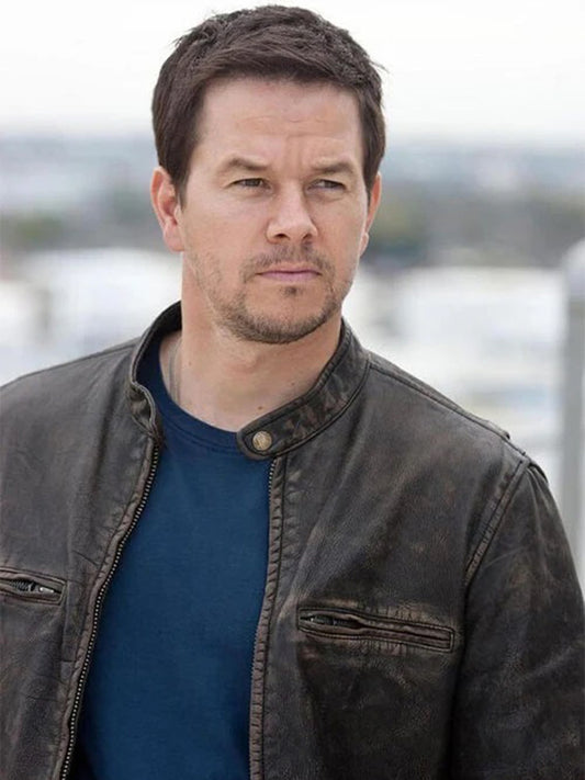 Mark Wahlberg Contraband Brown Leather Jacket