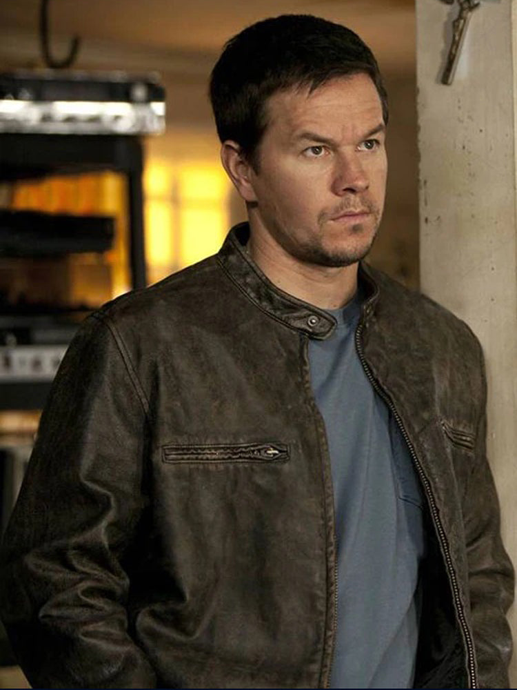Mark Wahlberg Contraband Brown Leather Jacket