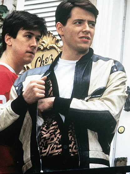 Matthew Broderick Ferris Bueller Day Off Leather Jacket