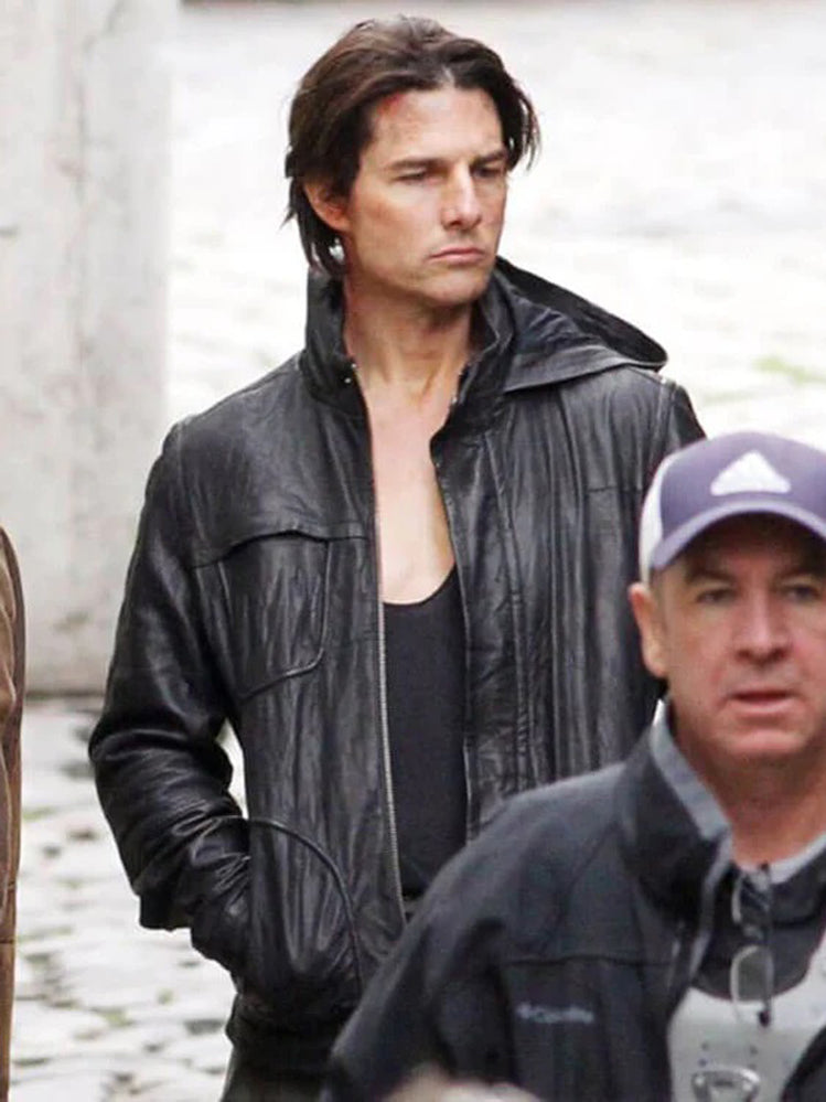Mission Impossible Ghost Protocol Black Leather Jacket