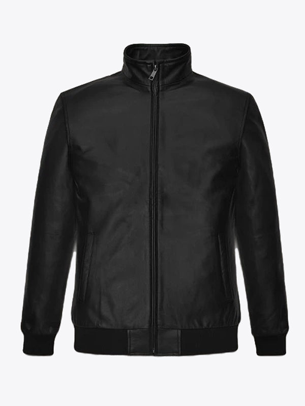 Ryan Reynolds Comic Con Leather Bomber Jacket