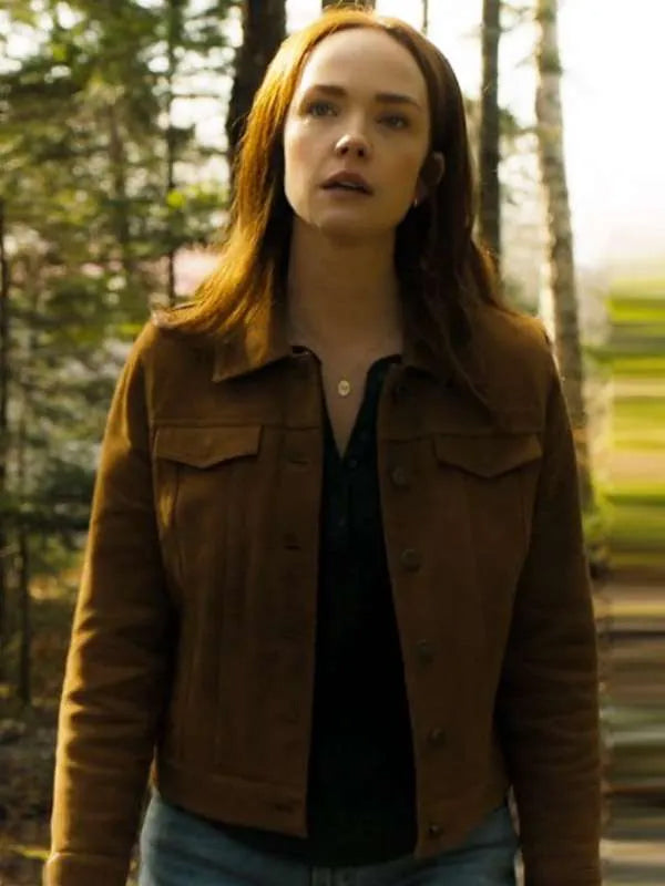 Sullivan’s Crossing S2 Maggie Sullivan Leather Trucker Jacket