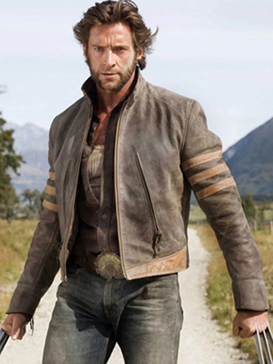 X Men Origins Wolverine Leather Jacket