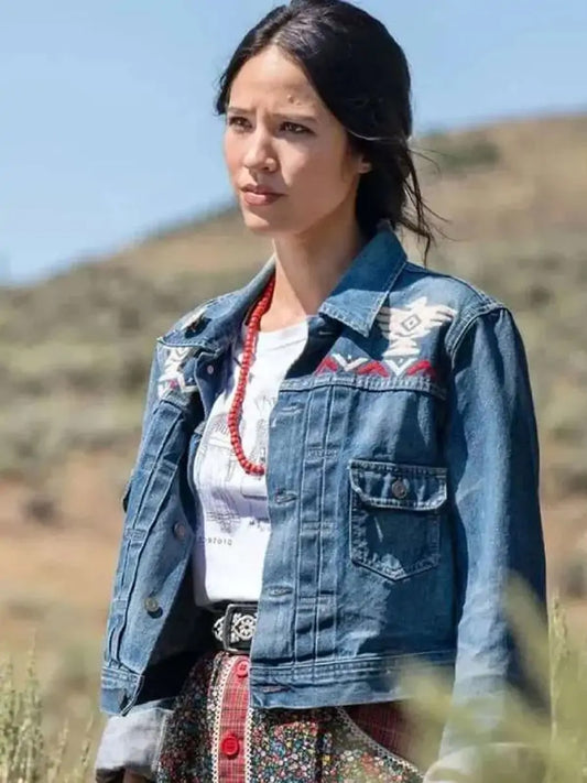 Yellowstone S05 Kelsey Asbille Blue Denim Jacket