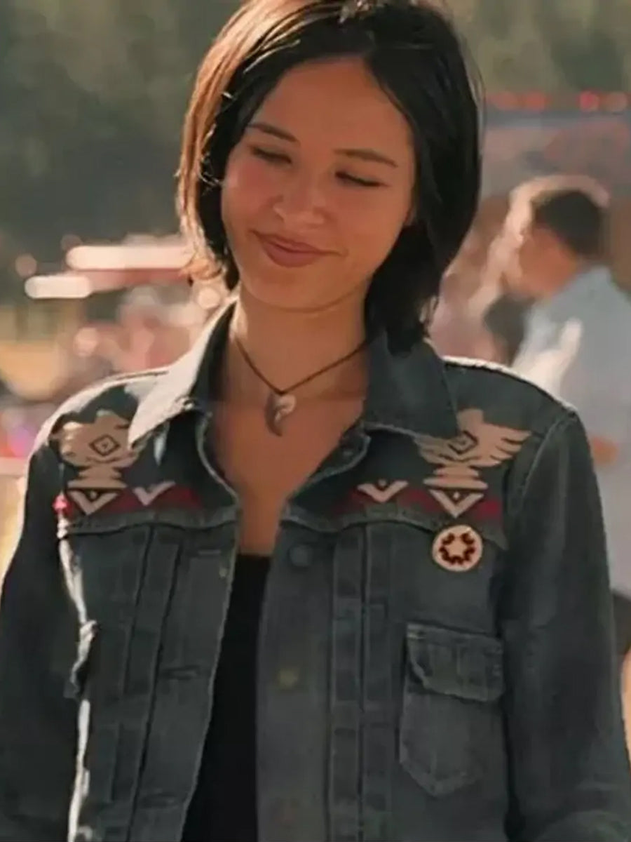 Yellowstone S05 Kelsey Asbille Blue Denim Jacket