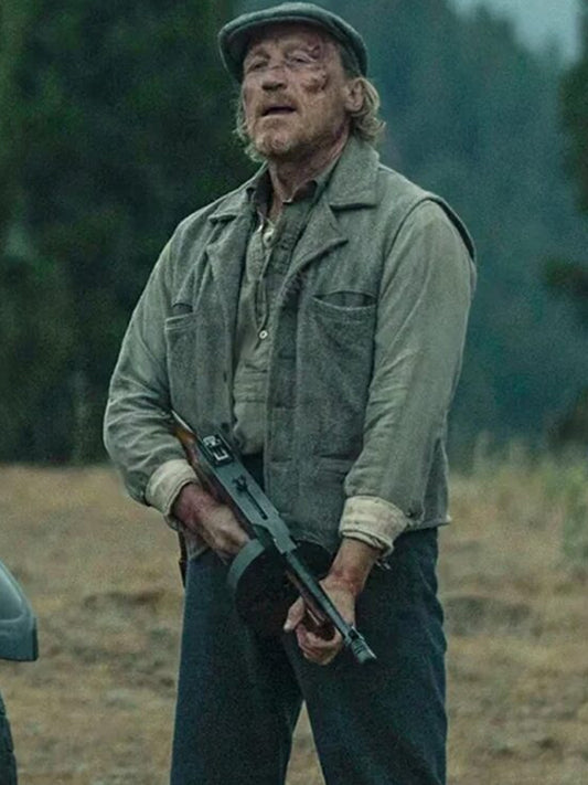 Yellowstone 1923 Jerome Flynn Gray Vest